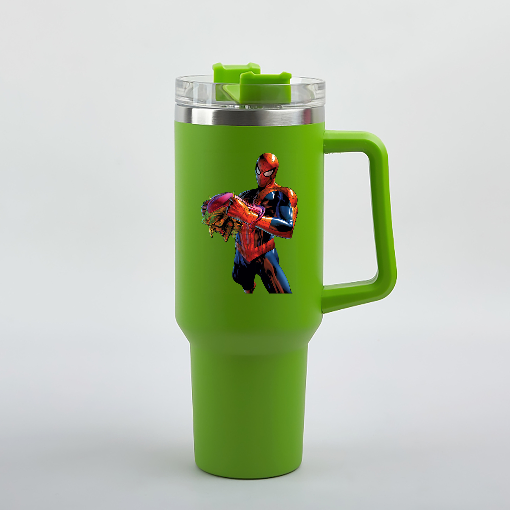 （画像用） Spider Man スパイダーマン 1200mL車用タンブラー（カラープリント）